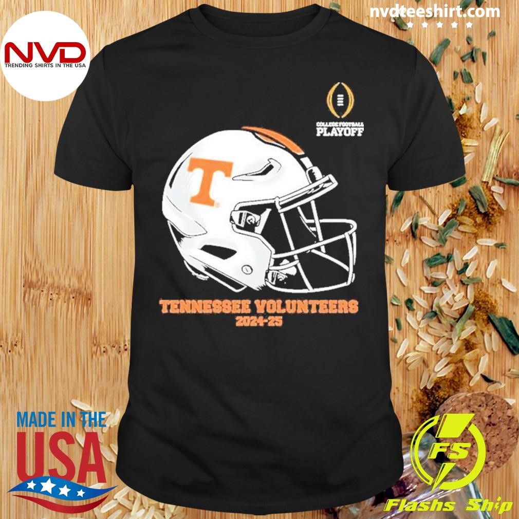 Volunteers Go Vols 2025-25 College Football Playoff Tennessee Helmet Shirt