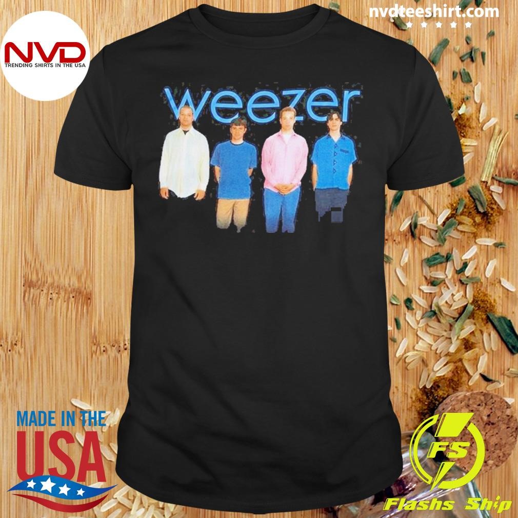 Weezer Blue Album Band 2025 Shirt