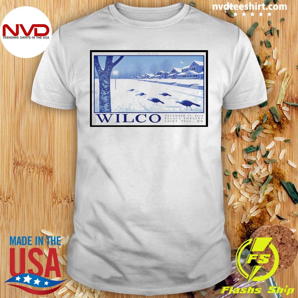 Wilco Dec 15 2024 Palace Theatre in St Paul MN Shirt