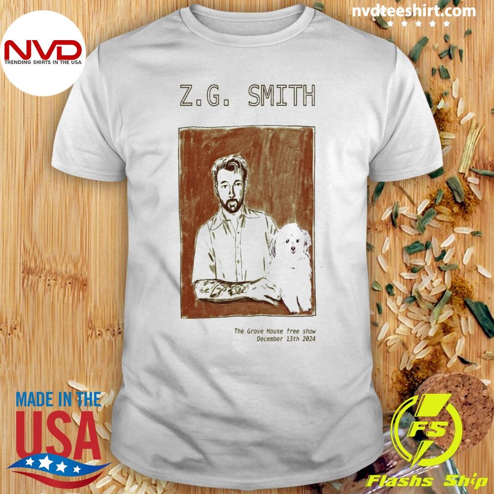 Z.G Smith The Grove House free show December 13th 2024 Mariposa CA Tour Shirt