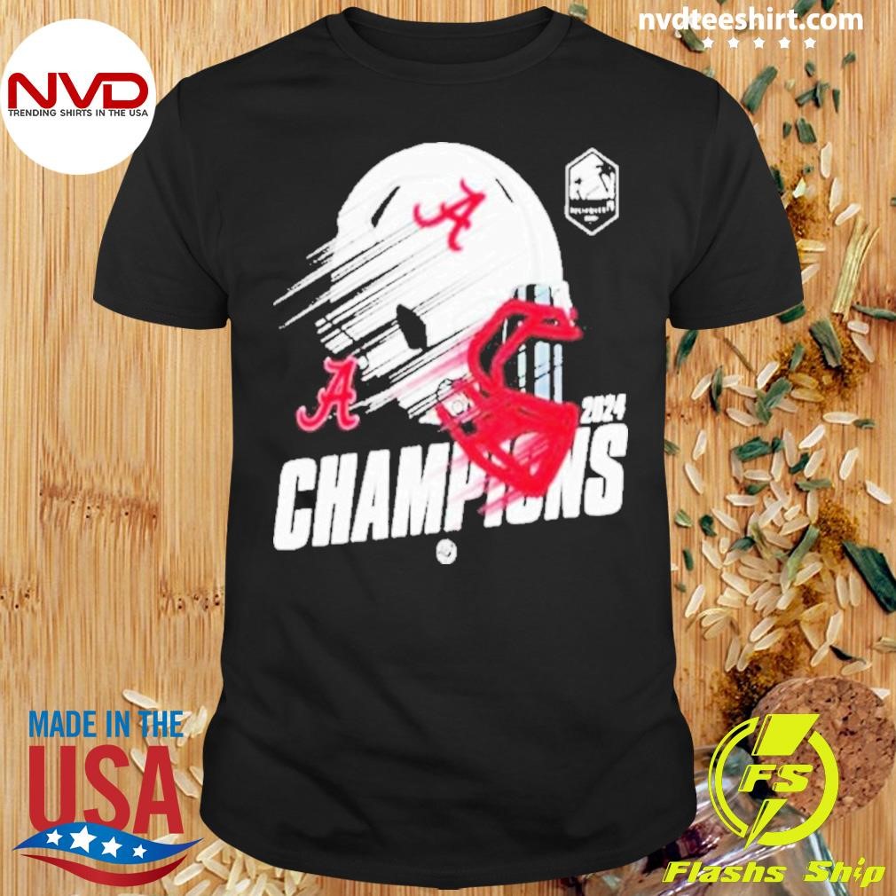 Bowl Alabama Crimson Tide Football Champion Helmet Bowl Games NCAAF Season 2024-2025 Shirt