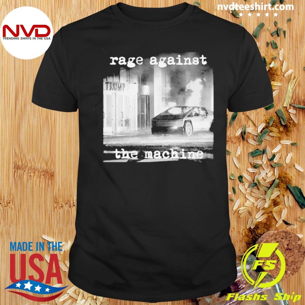 Cybertruck Explodes Rage Against The Machine Shirt