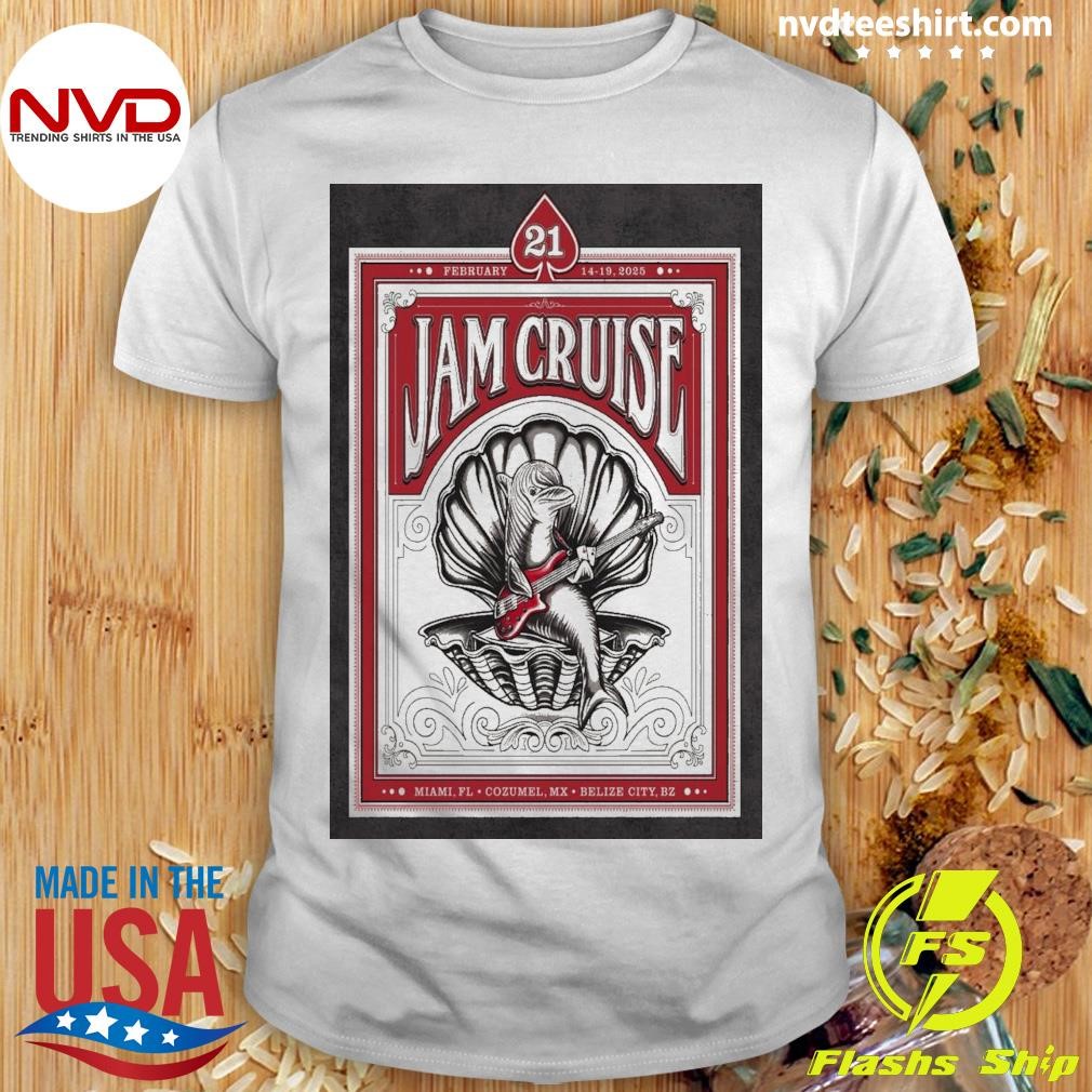 Jam Cruise 21 Feb 14-19 2025 Fall Tour Shirt