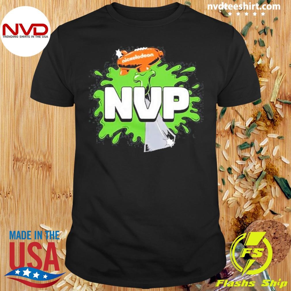 Joe Burrow Wearing Nickelodeon Nvp Shirt