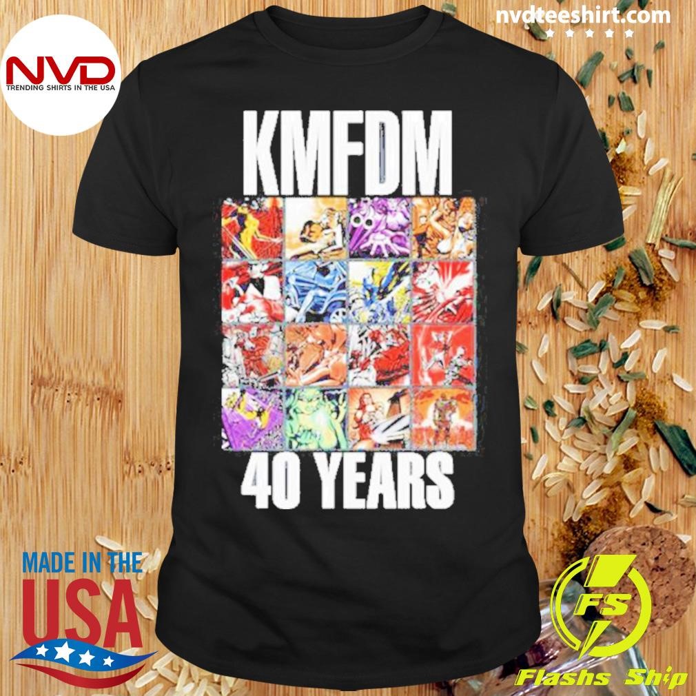 Kmfdm 40 Years Anniversary Tour Shirt