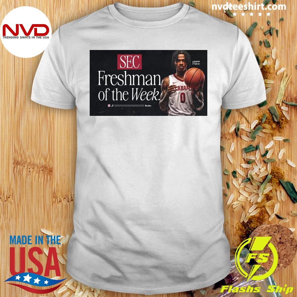 Labaron Philon Named SEC Freshman of the Week Shirt