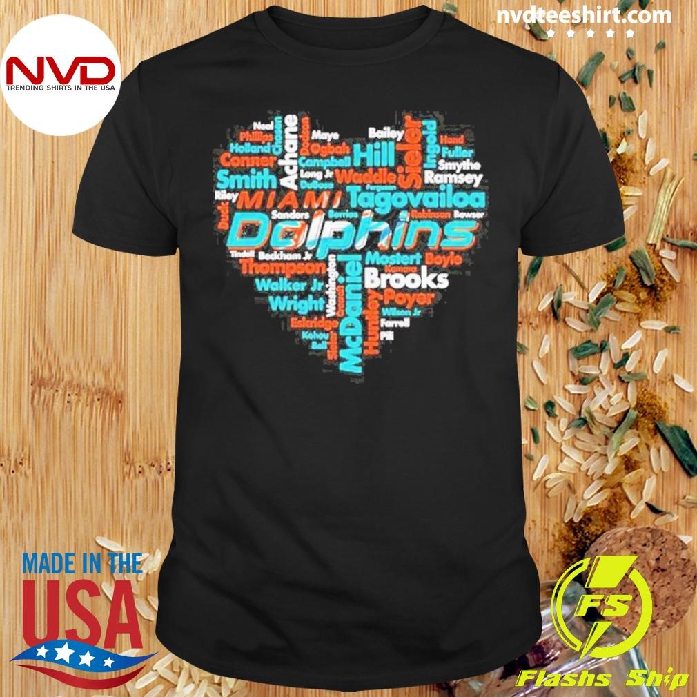 Miami Dolphins Love For Fan Shirt