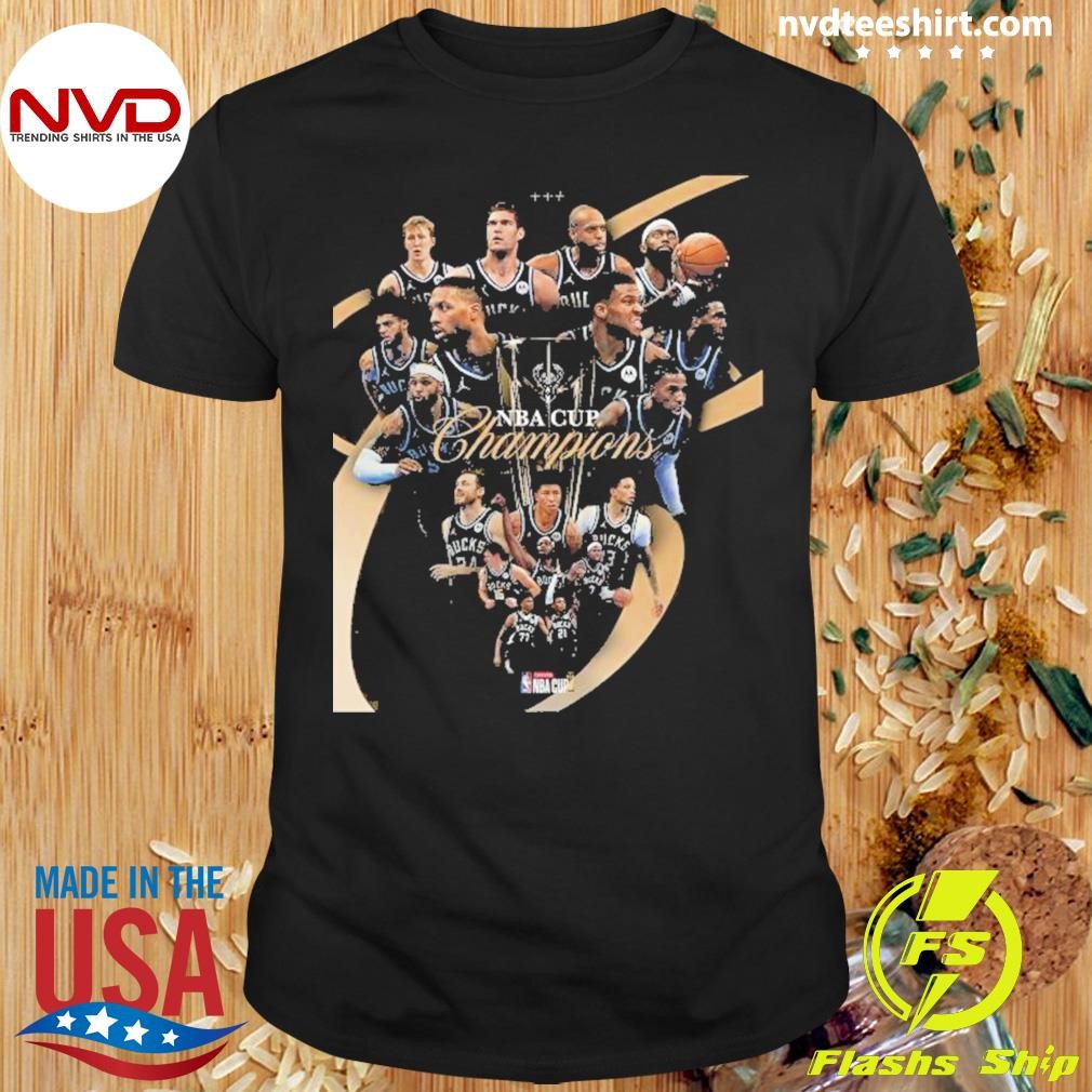 Milwaukee Bucks 2024 The Emirates Nba Cup Champions Shirt