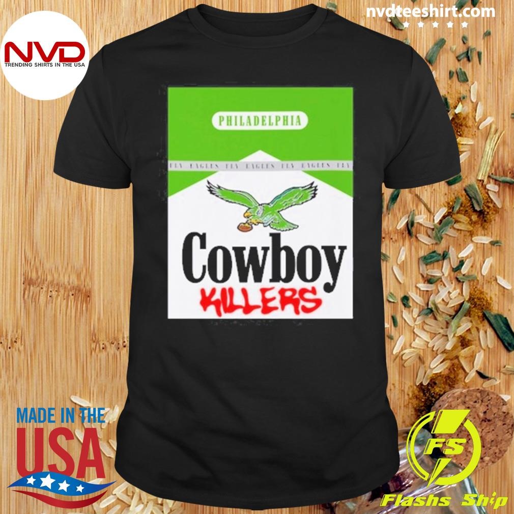 Philadelphia Can Eagle Fly Cage Fla Eagle Faye Cowboy Killers Fan New Shirt