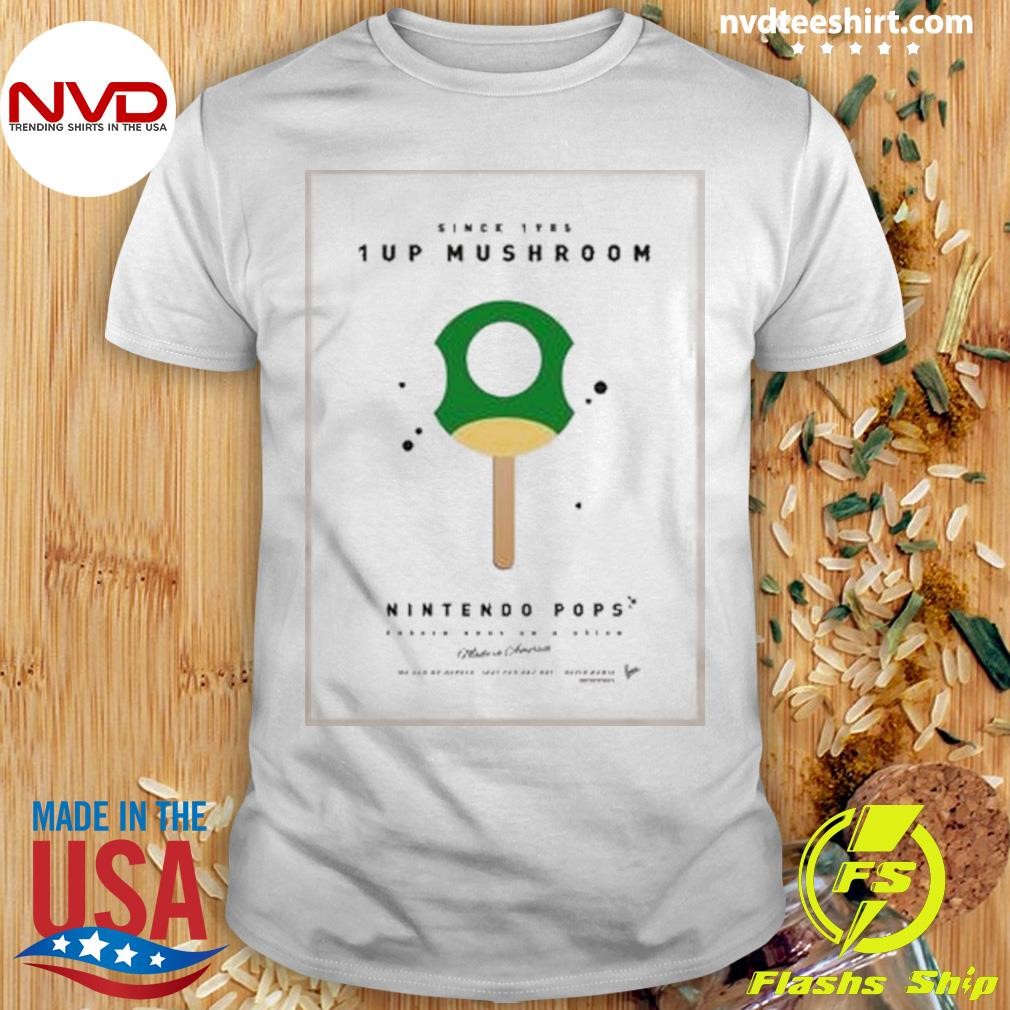 Since 1985 Tup Mushroom Nintendo Pops Frozen Bros On A Stick Made In America Shirt