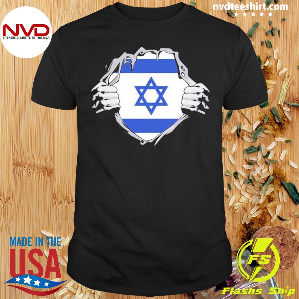 The Uri Israeli Inside American Flag Shirt