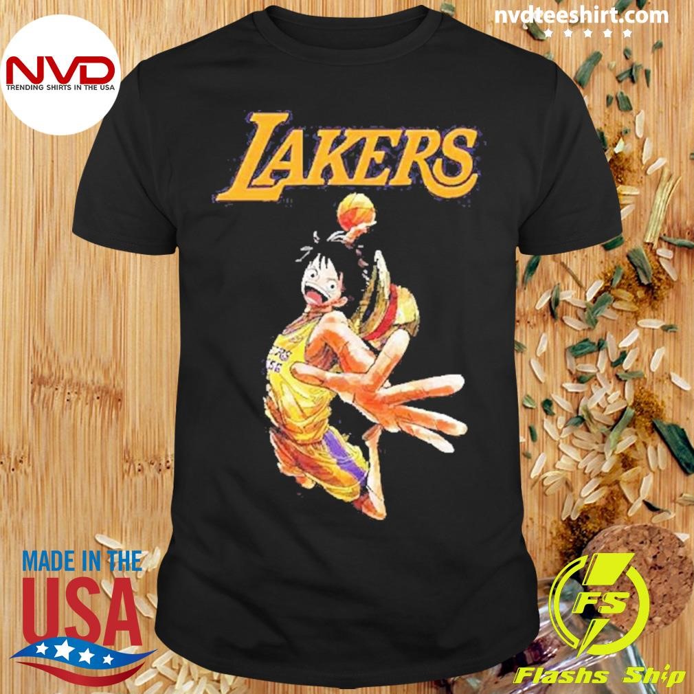 c*i様 Lakers × ONE PIECE コラボTシャツ　非売品　新品 Lakers OnePiece コラボ Tシャツ 非売品 ワンピース レイカーズ