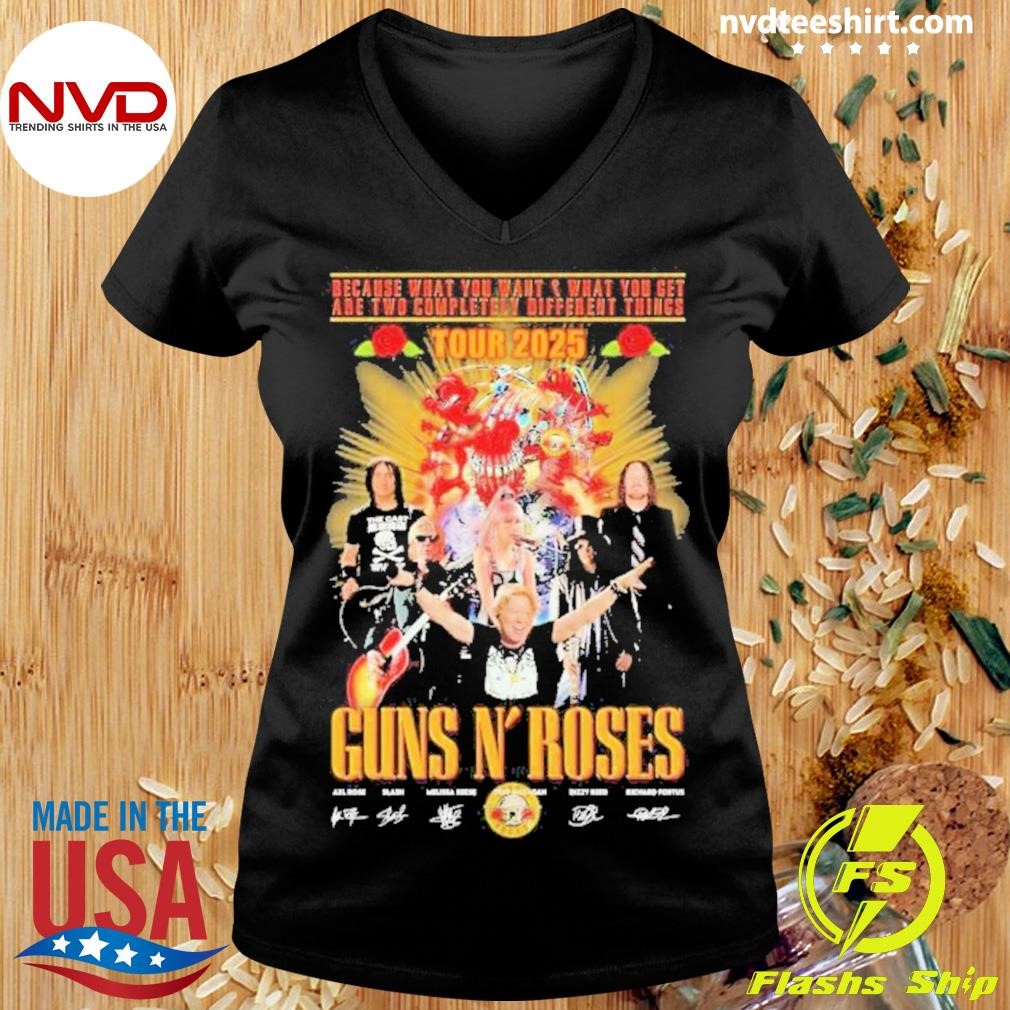 Bullet Logo Tour 2025 T-Shirt - Guns N' Roses