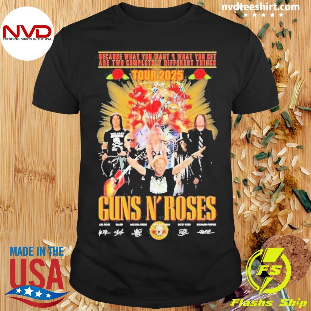 GUNS N' ROSES 2025 TOUR オフィシャル Tシャツ Bullet Logo Tour 2025 T-Shirt - Guns N' Roses