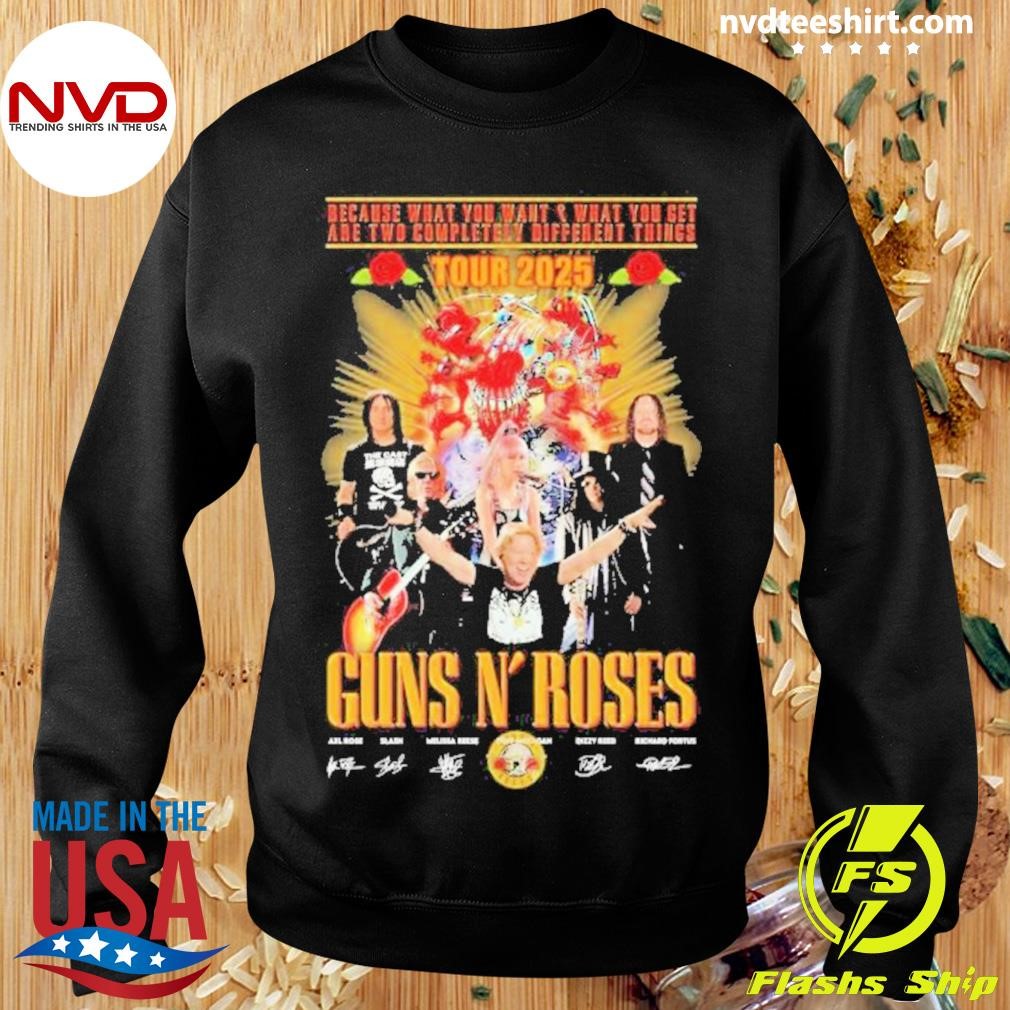 Guns N' Roses Because What You Want And What You Get Are Two