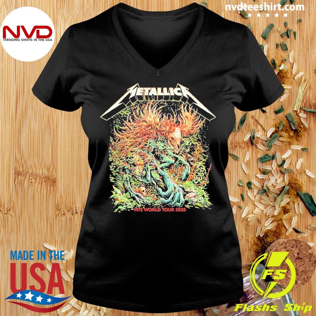 Metallica's M72 World Tour 2025 Shirt - NVDTeeshirt