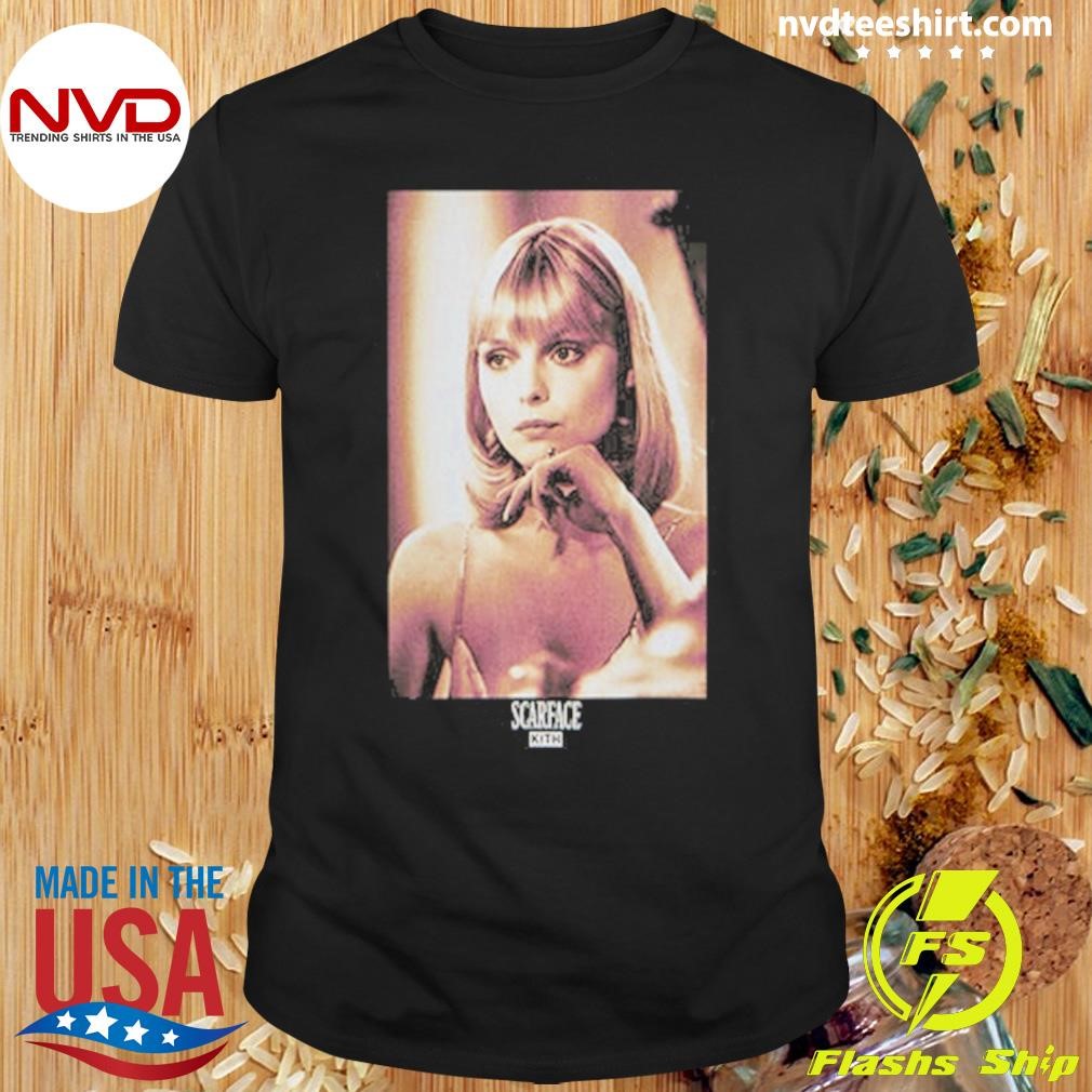 Kith for Scarface Elvira Portrait Tee Shirt - NVDTeeshirt