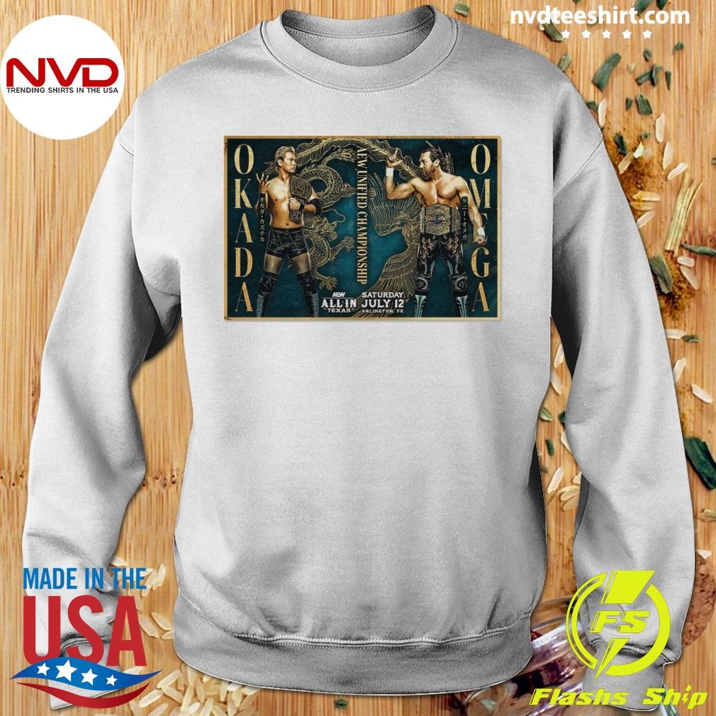 「Does It Matter What You Think」 Tシャツ Matchup Monday Kazuchika Okada vs Kenny Omega AEW ALL IN