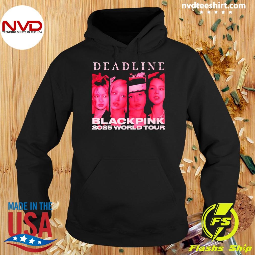 Blackpink 2025 World Tour Kpop Concert Girl Group Shirt