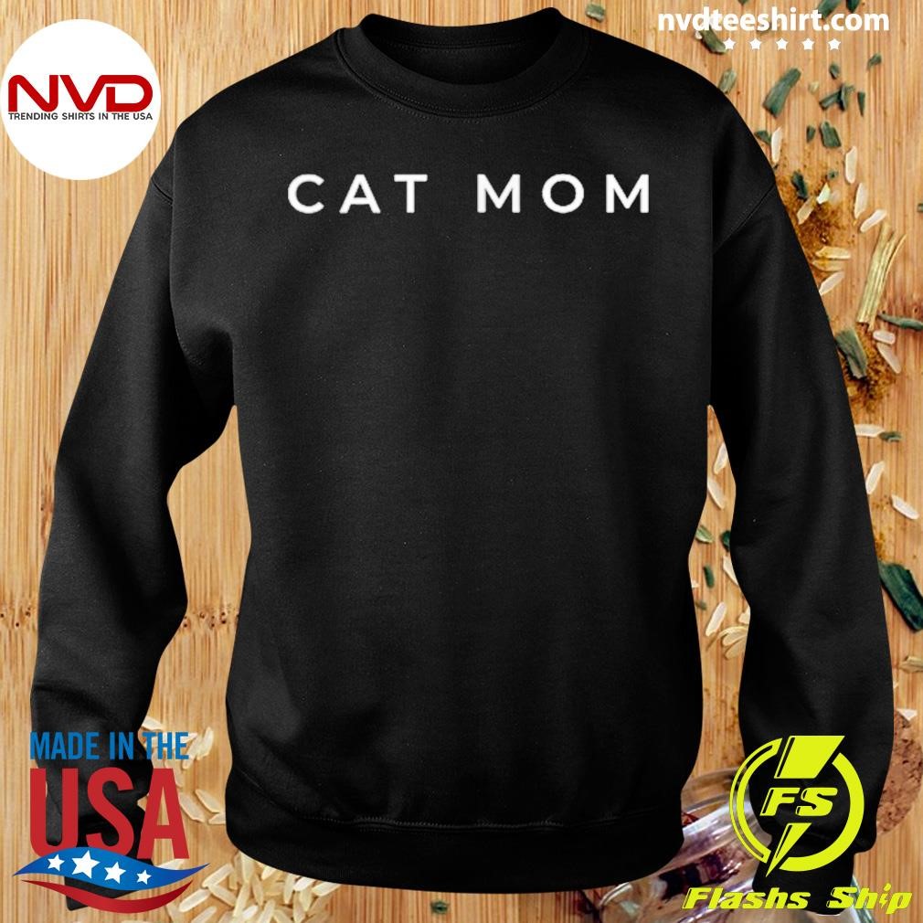 Cat Mom Cat Lover Funny Cat Minimalist Subtle Cat 2025 Shirt