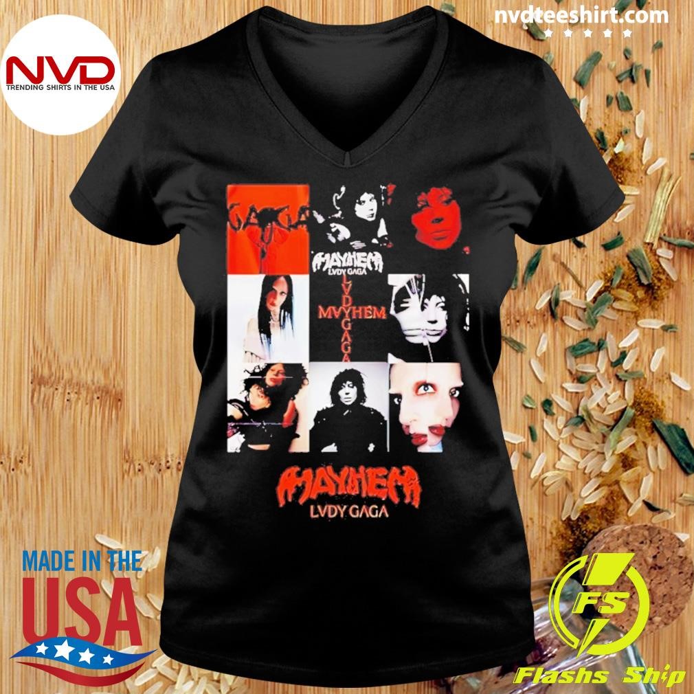 Lady Gaga The Mayhem Album Graphic 2025 Shirt - NVDTeeshirt LADY