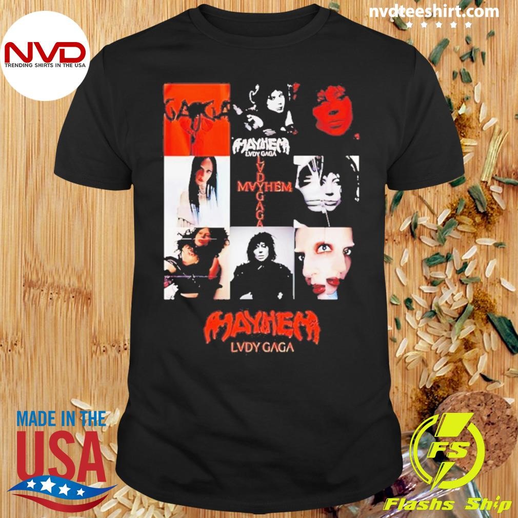 Lady Gaga The Mayhem Album Graphic 2025 Shirt - NVDTeeshirt