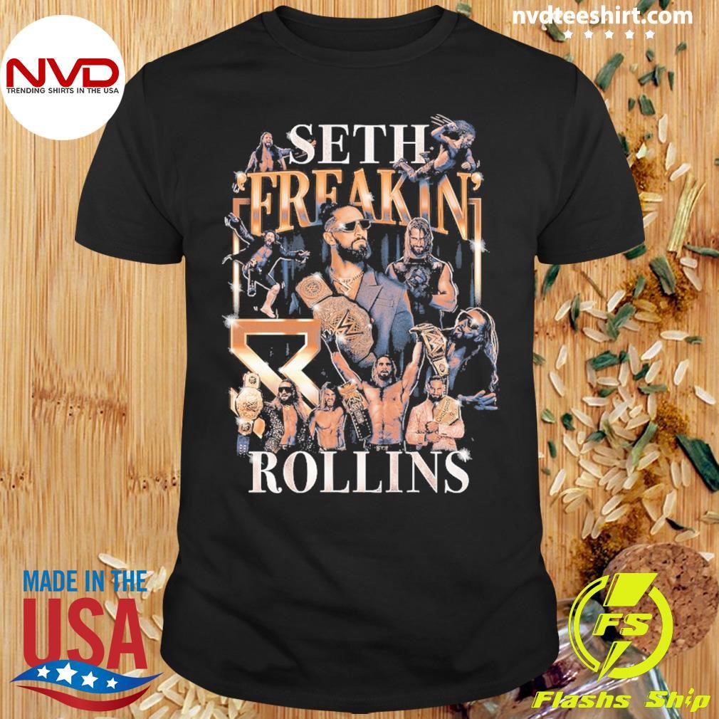 Seth Freakin' Rollins Montage Boxy Shirt - NVDTeeshirt