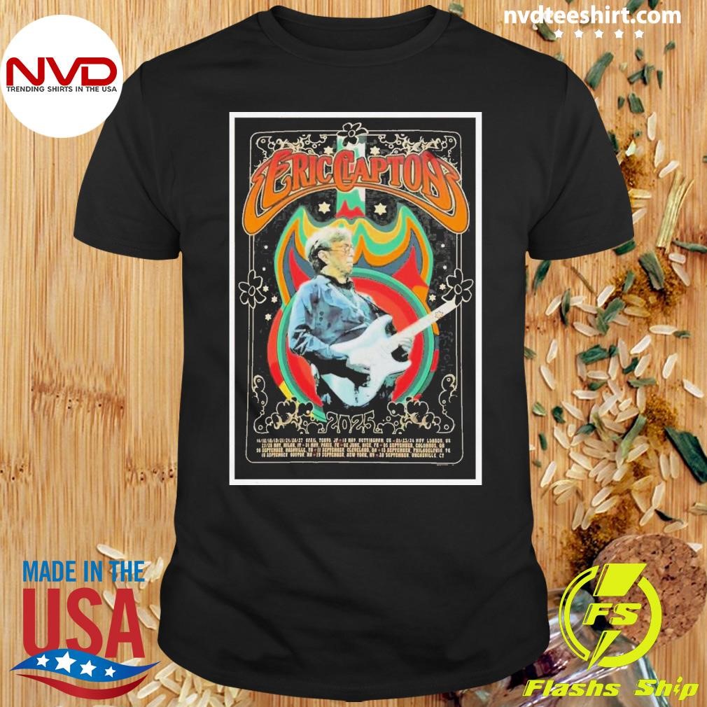 ERIC CLAPTON ツアーTシャツ 2025 XL 2025 Eric Clapton ツアーTシャツ XL エリック クラプトン