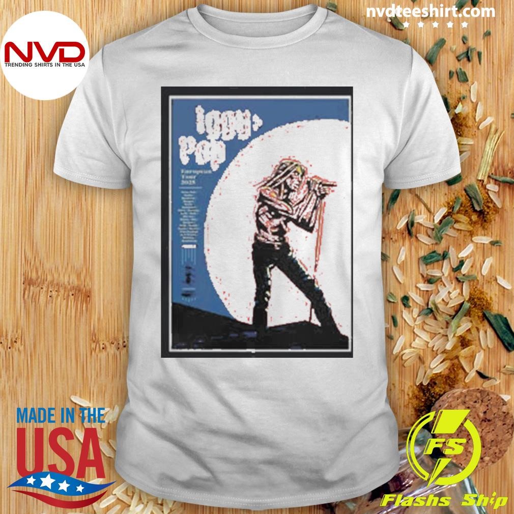 Iggy Pop TOUR Tシャツ Lサイズ 1980's IGGY POP* vtg punk rock concert tour tee t-shirt (XL