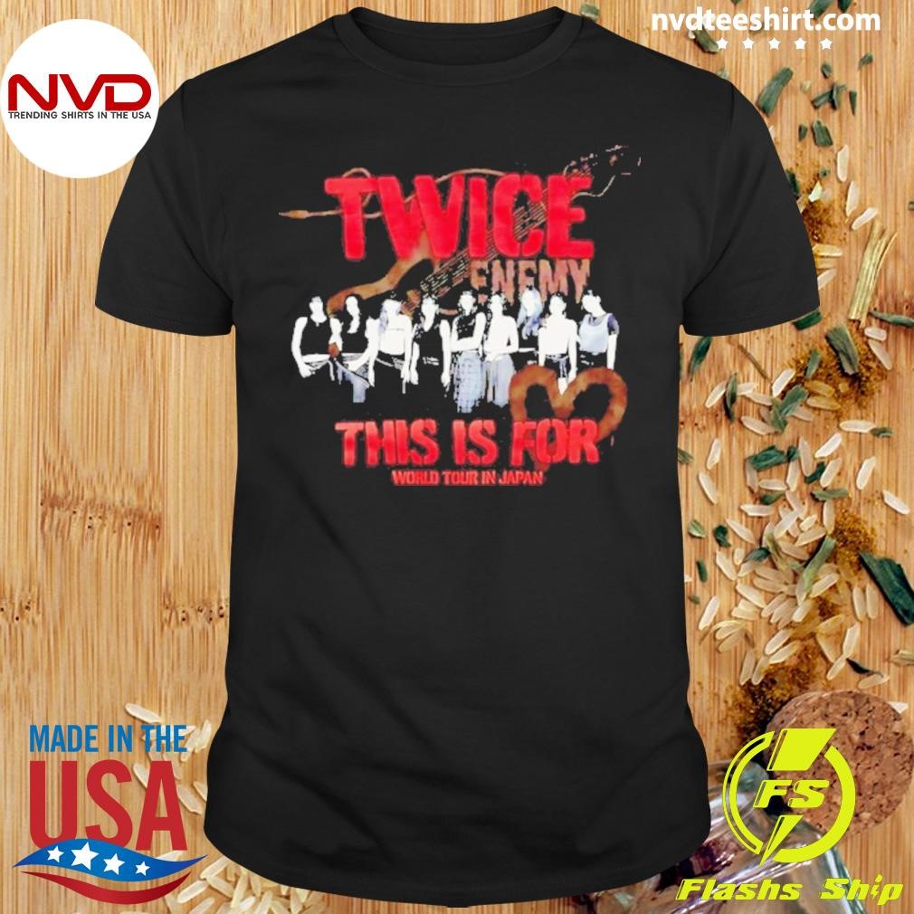 TWICE THIS IS FOR WORLD TOUR Tシャツ Lサイズ T-SHIRT〈BLACK〉【L】/ MOMO / TWICE『THIS IS FOR』 – JYP