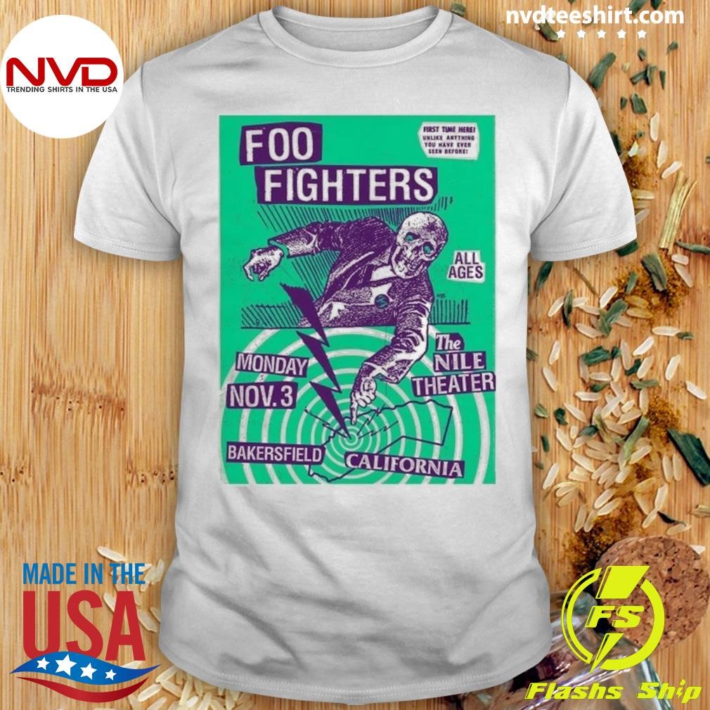 Foo Fighters The Nile Theater, California November 3, 2025 Shirt