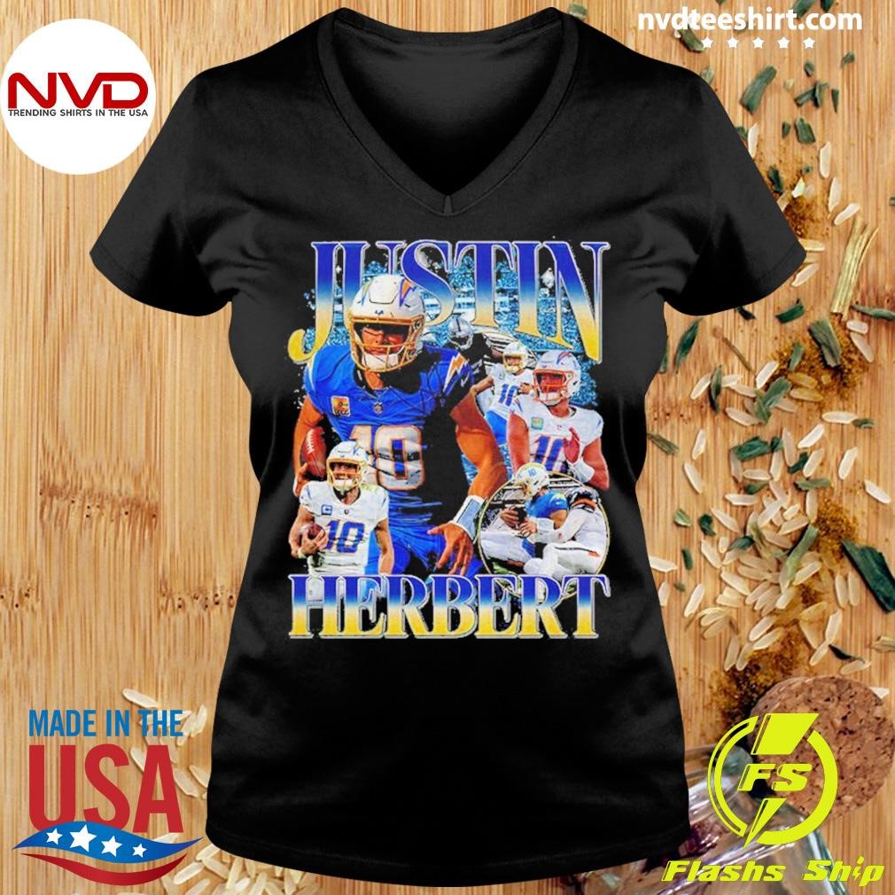 Justin Herbert Los Angeles Chargers Nfl Football Graphic Shirt