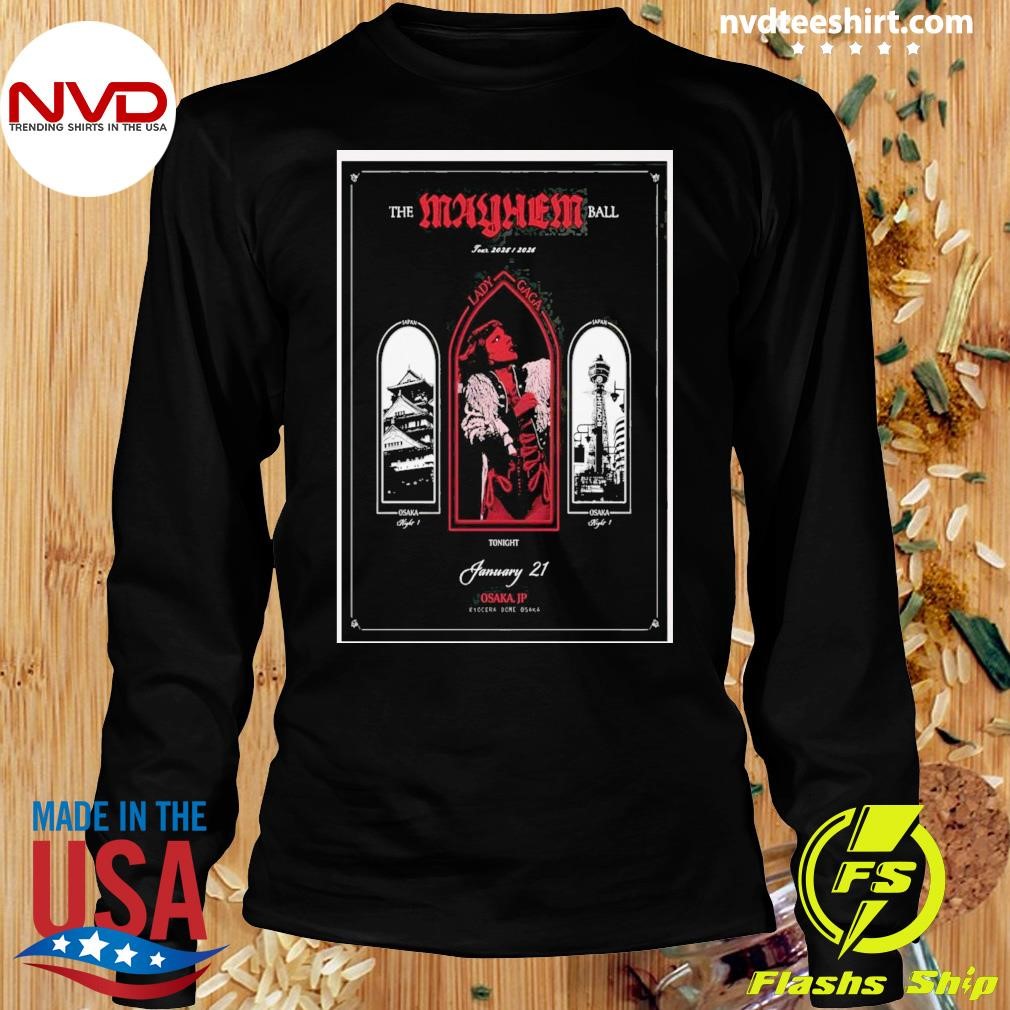 Lady Gaga Osaka Japan January 21 2026 Concert Shirt - NVDTeeshirt