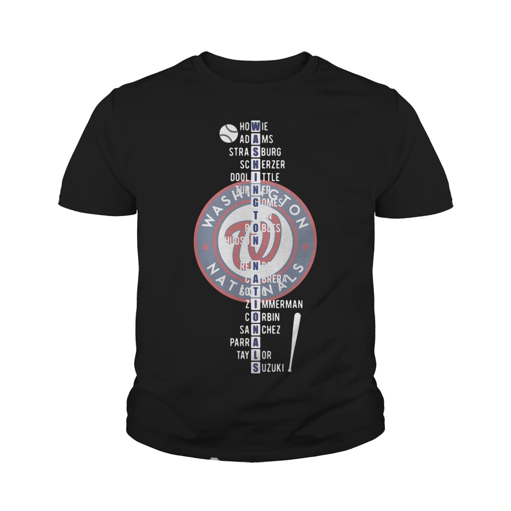 washington nationals youth shirt