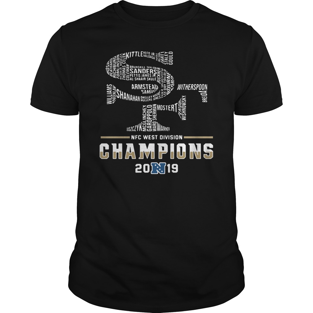 Official San Francisco 49ers NFC west division Champions 2019 shirt, hoodie