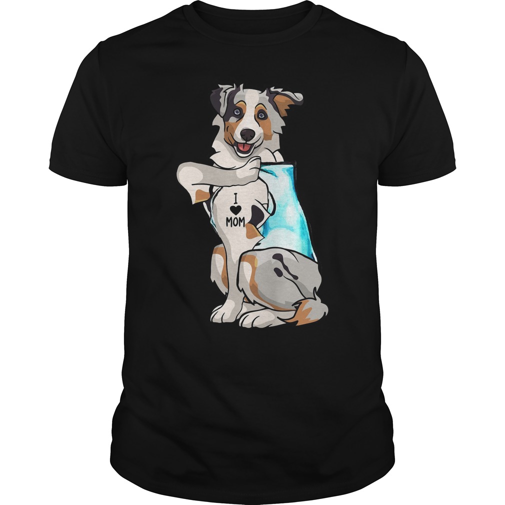 dog i love mom shirt