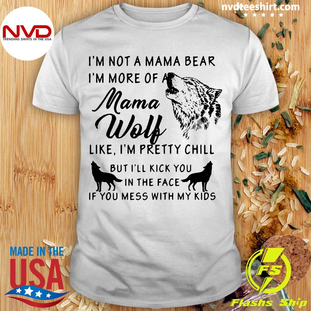 Mama Wolf Mothers Hanes Tagless Tee T-Shirt 