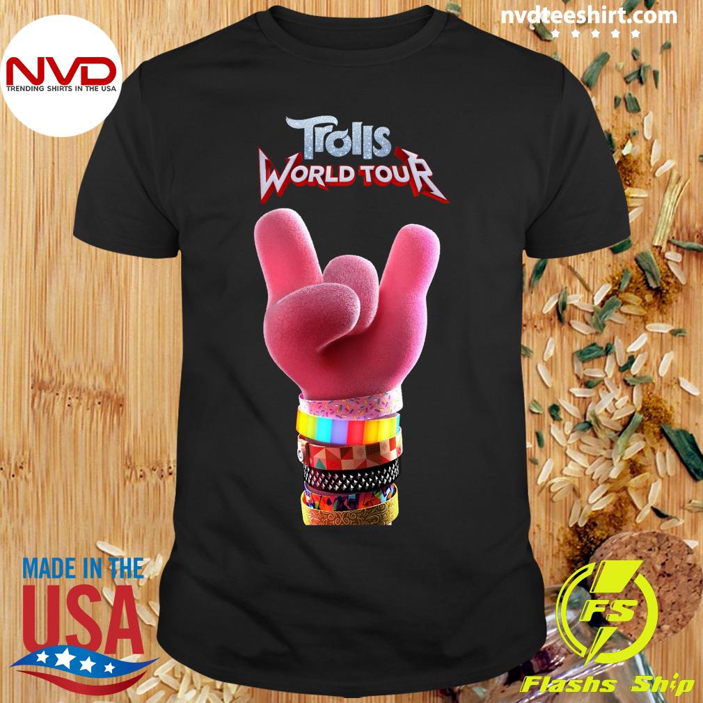 Trolls world sale tour shirt