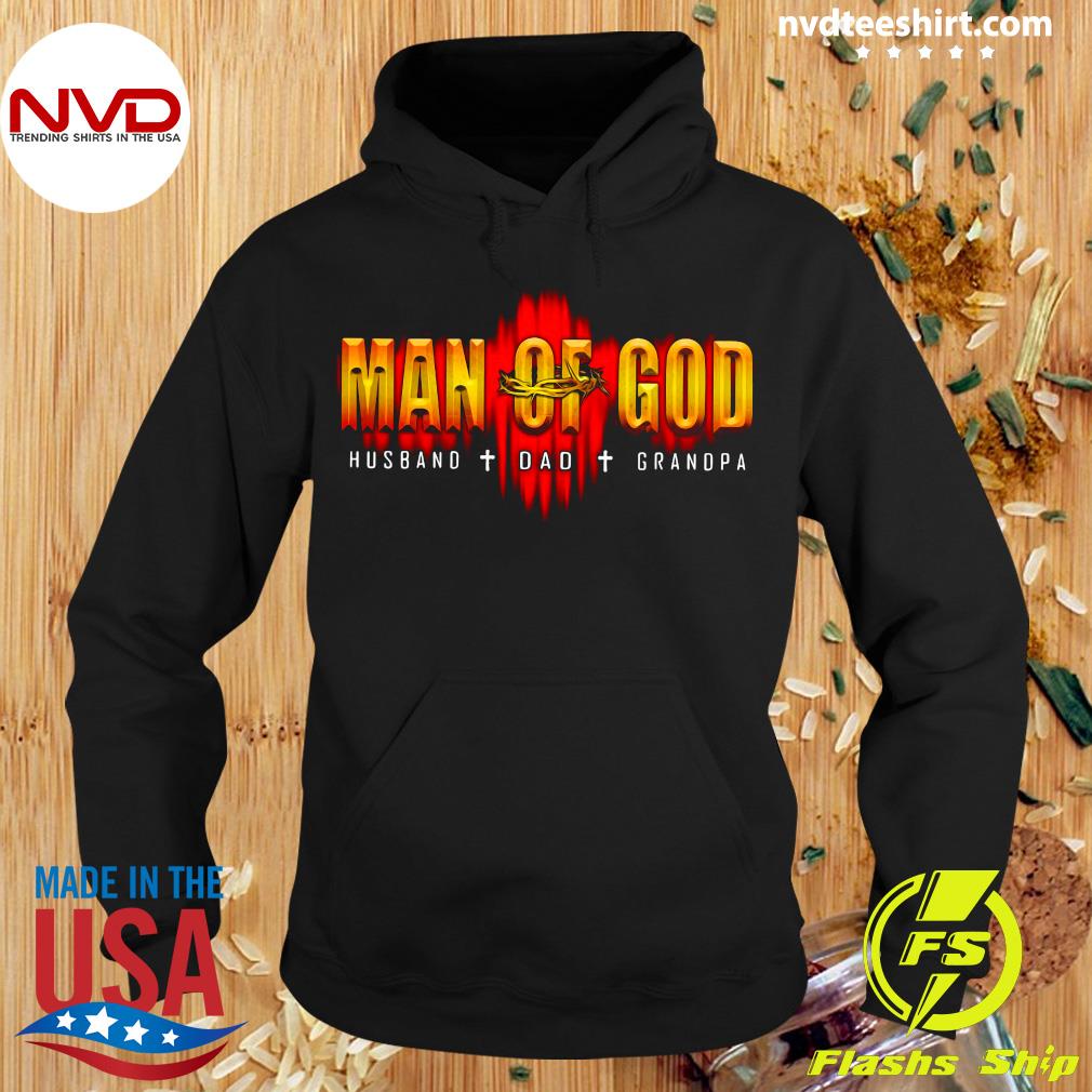 Dad Has The Power Fathers Day Grandpa Gift Mens Short Sleeve Crewneck Tee