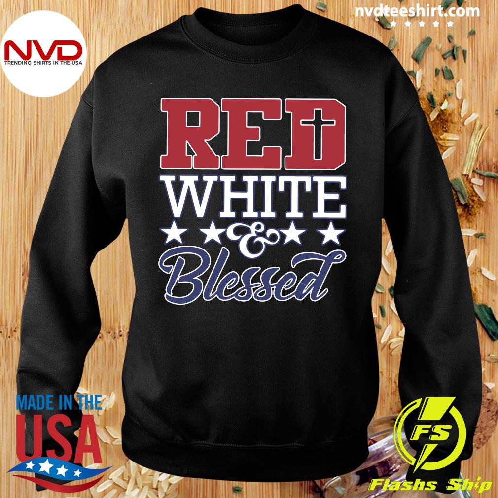 red white and blessed shirt