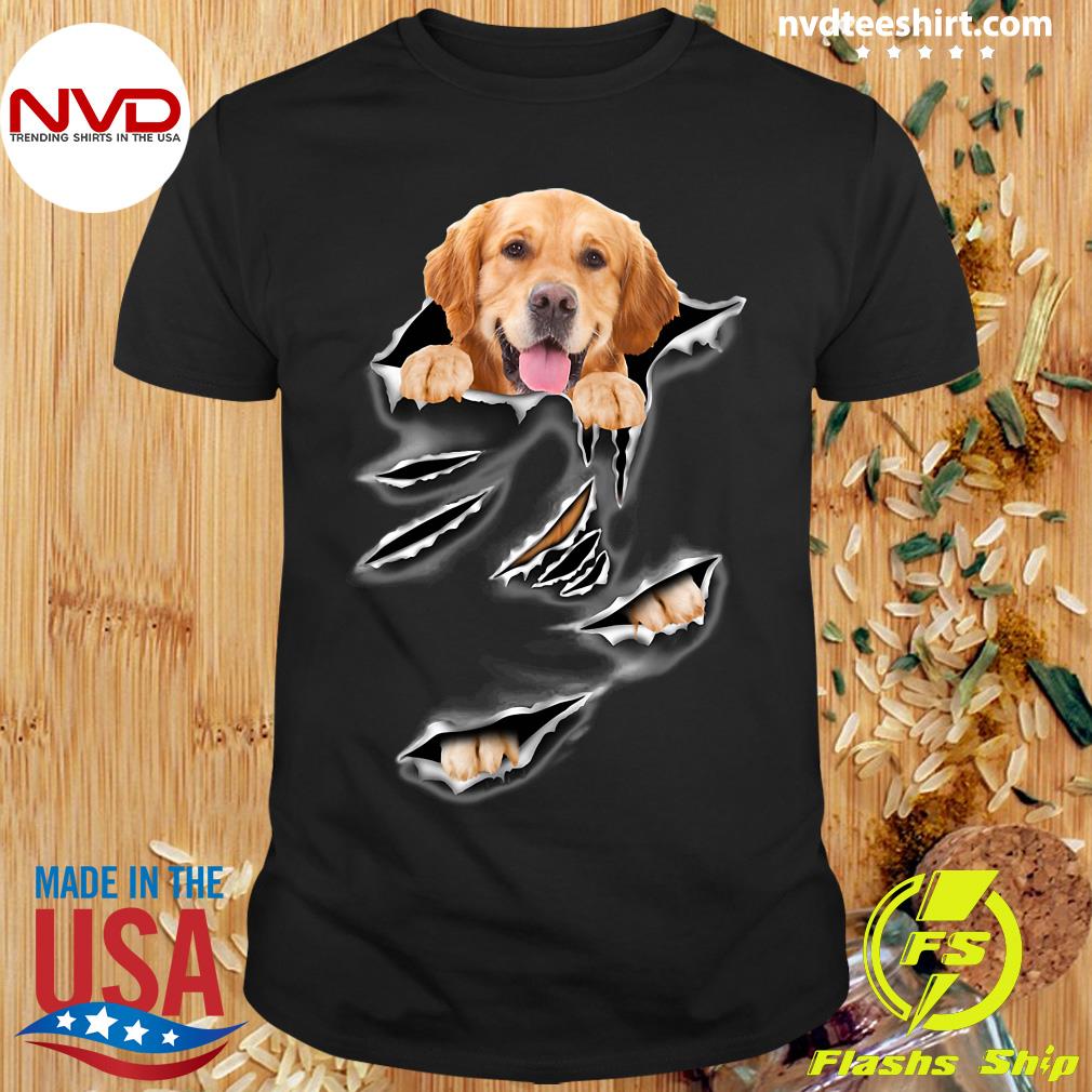 Golden retriever shop pocket t shirt