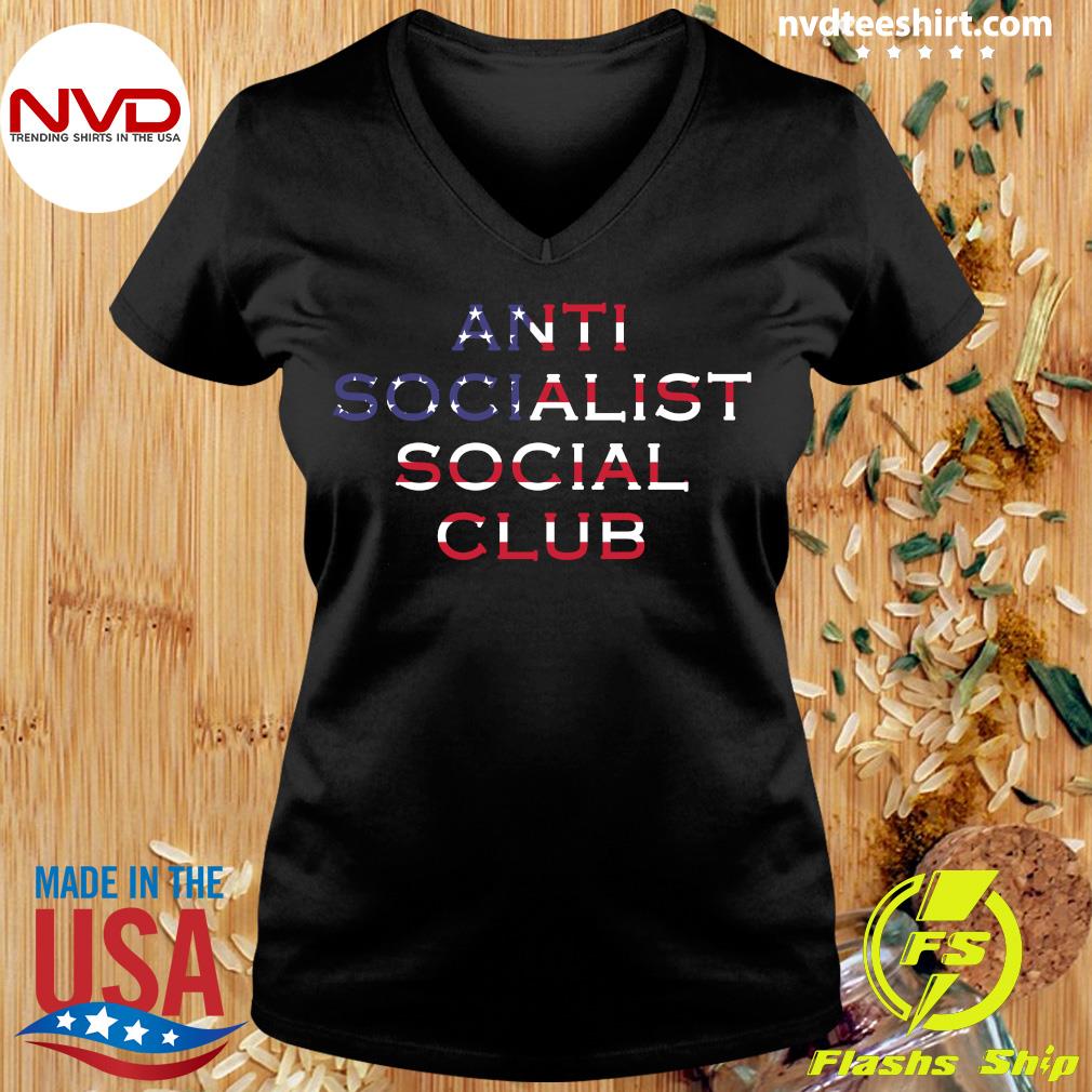 anti social social club flag tee