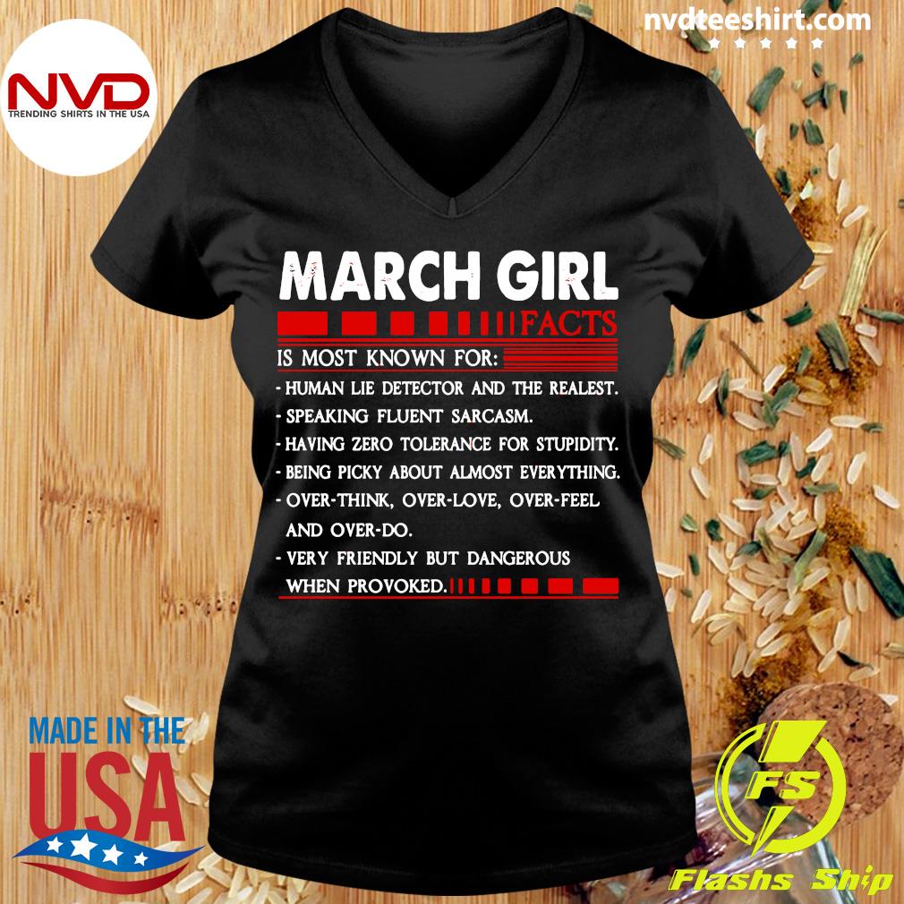 effektivitet prototype partiskhed March Girl Facts Is Most Known For Human Lie Detector Shirt - NVDTeeshirt