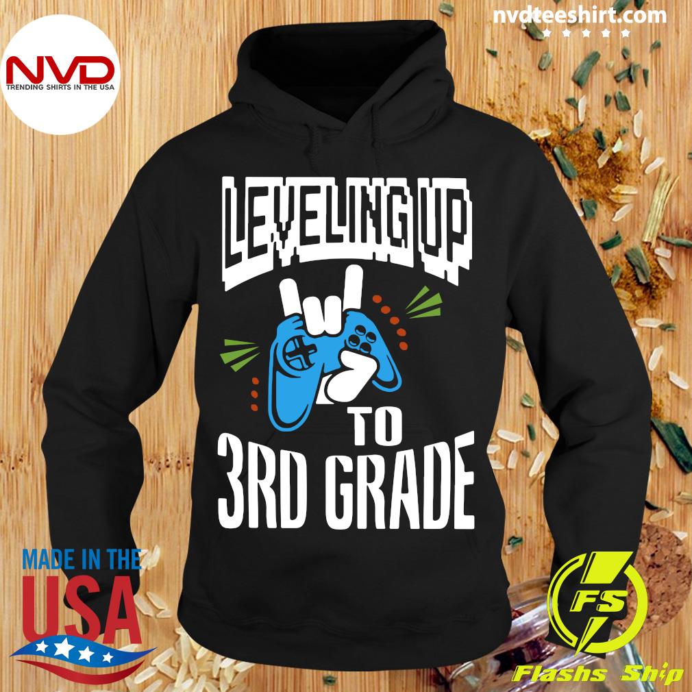 Download Official Leveling Up To 3rd Grade Kids Shirt Nvdteeshirt