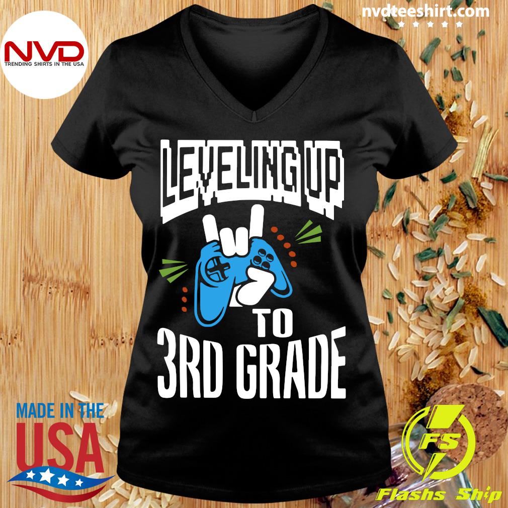 Download Official Leveling Up To 3rd Grade Kids Shirt Nvdteeshirt