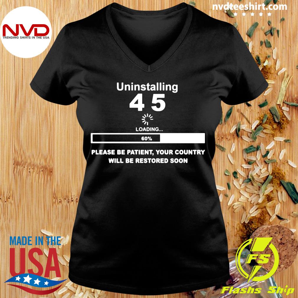 uninstalling 2020 t shirt