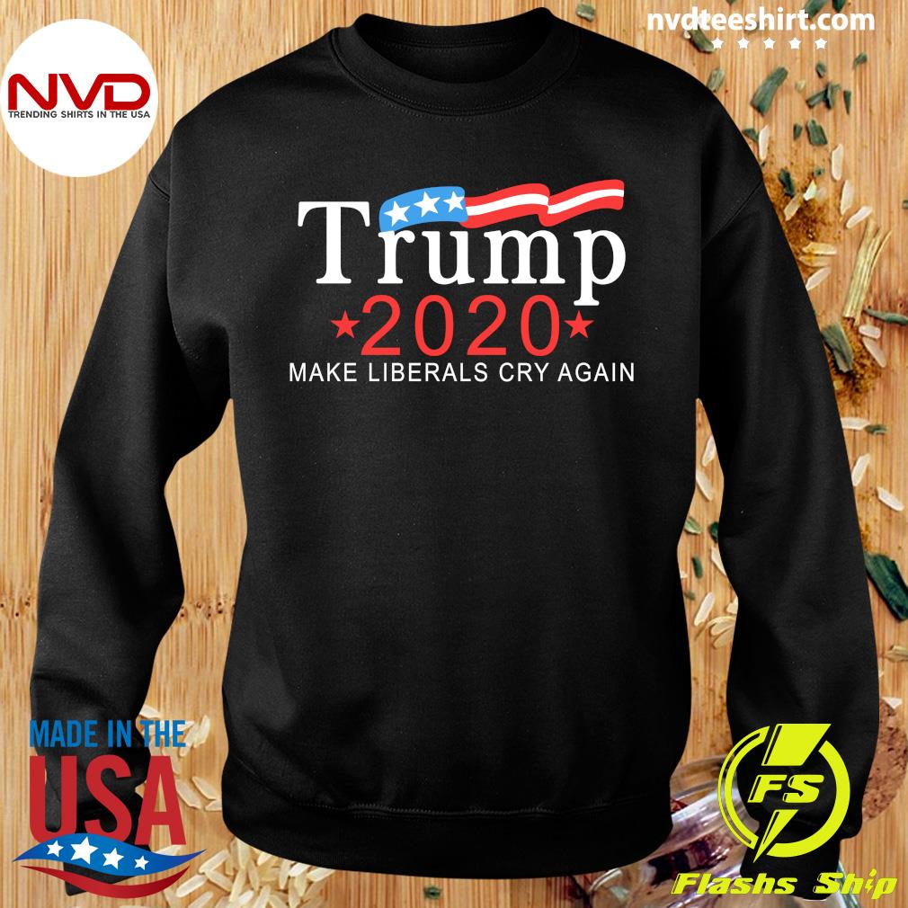Trump 2020 Make Liberals Cry Again Womens Pullover Hoodie Long Sleeve Hooded Sweatshirts