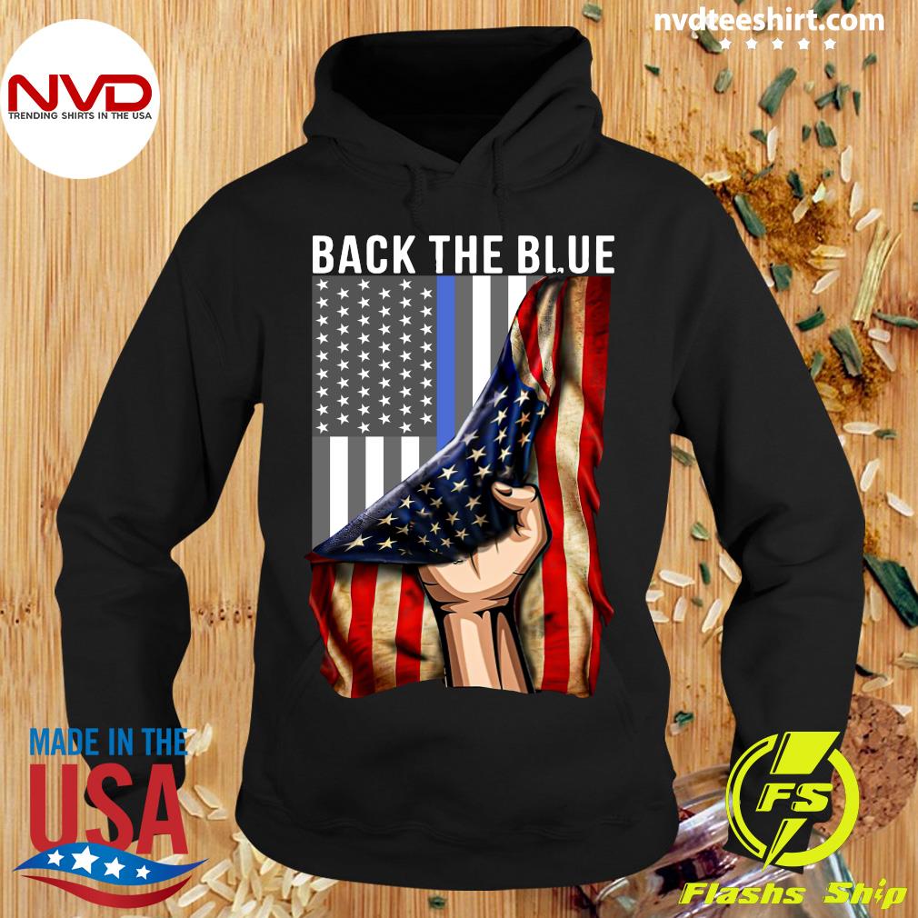 back the blue flag shirt