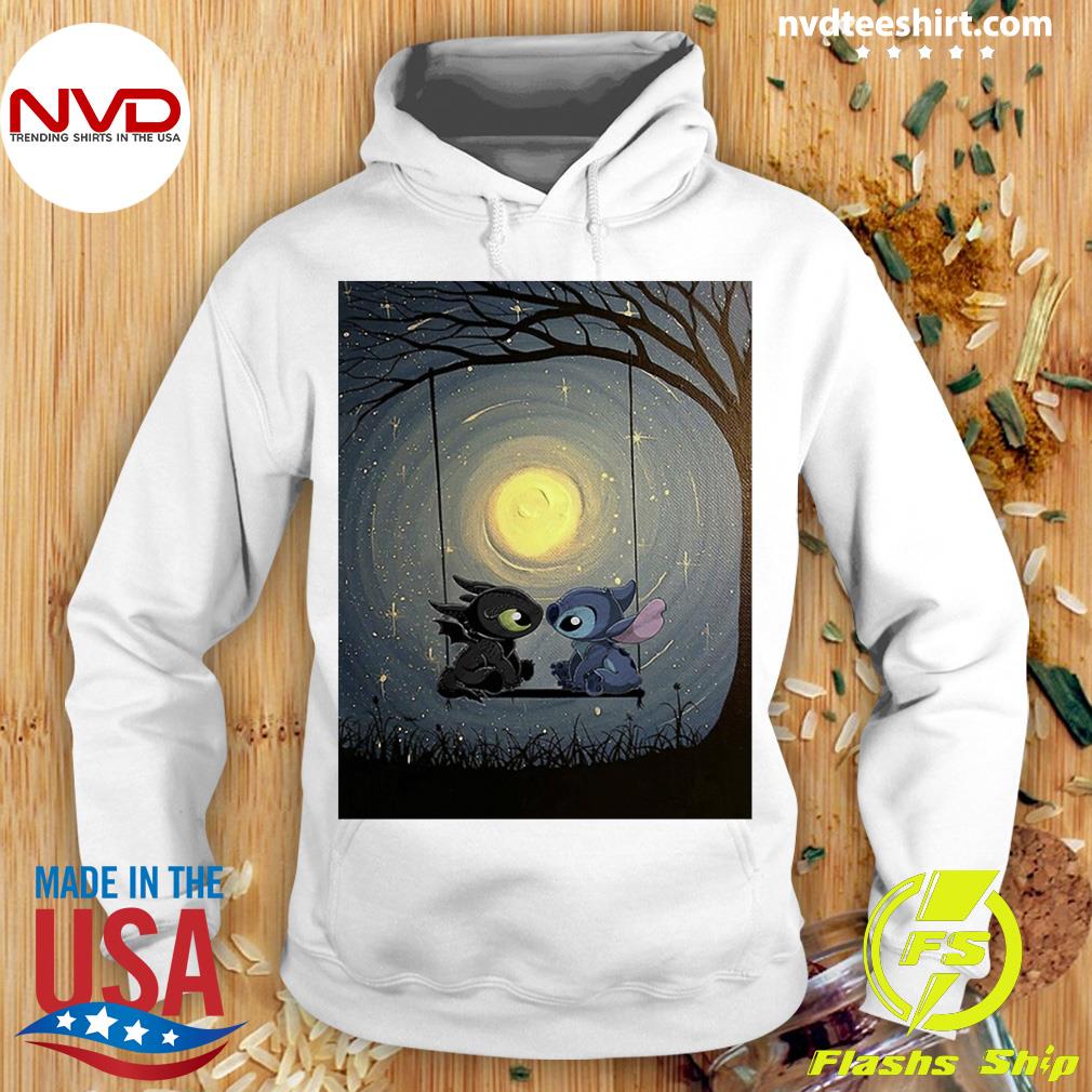 stitch toothless hoodie