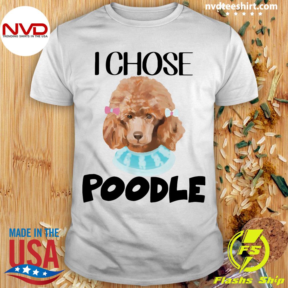 christmas poodle shirt